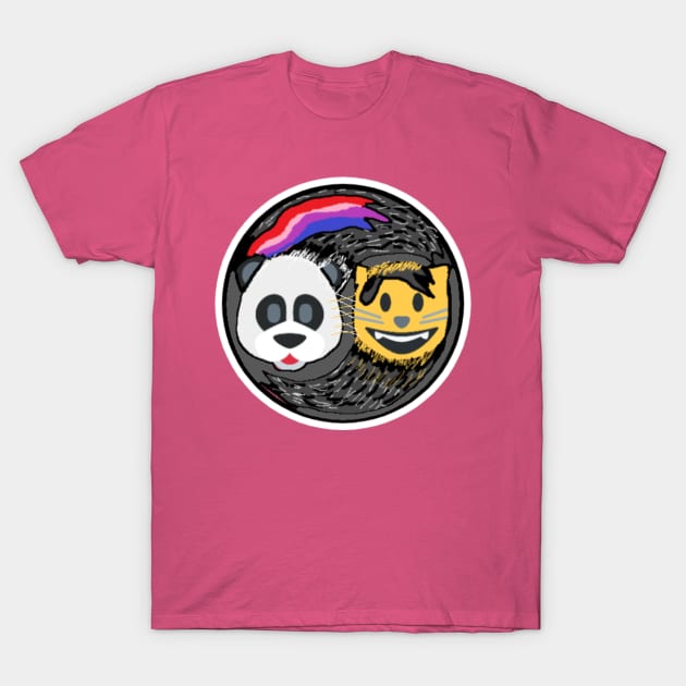 PANDAxKITTY ''CONNECTION'' (ALTERNATE) T-Shirt by KVLI3N